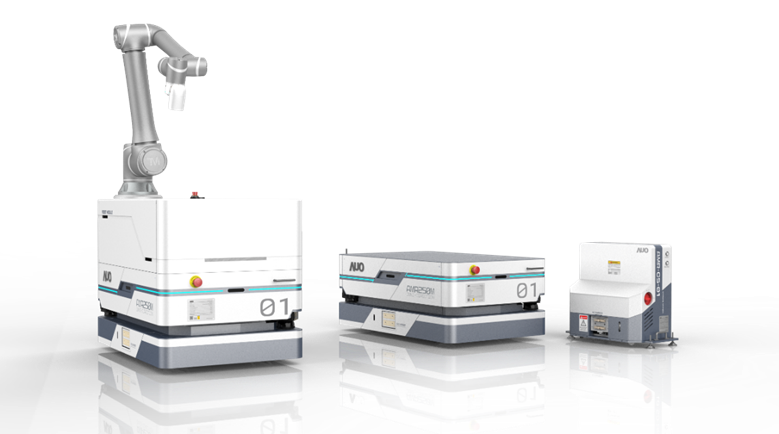 DB旗舰數位開發的自主式移動機器人（AMR250M），搭配全向輪並結合AI演算法、2D LiDAR、3D攝影機等技術，協助客戶實現產線全自動化